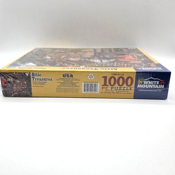 White Mountain Attic Treasures 1000 Piece Rare Hard To Find Sealed Steve Crisp - Picture 6 of 8